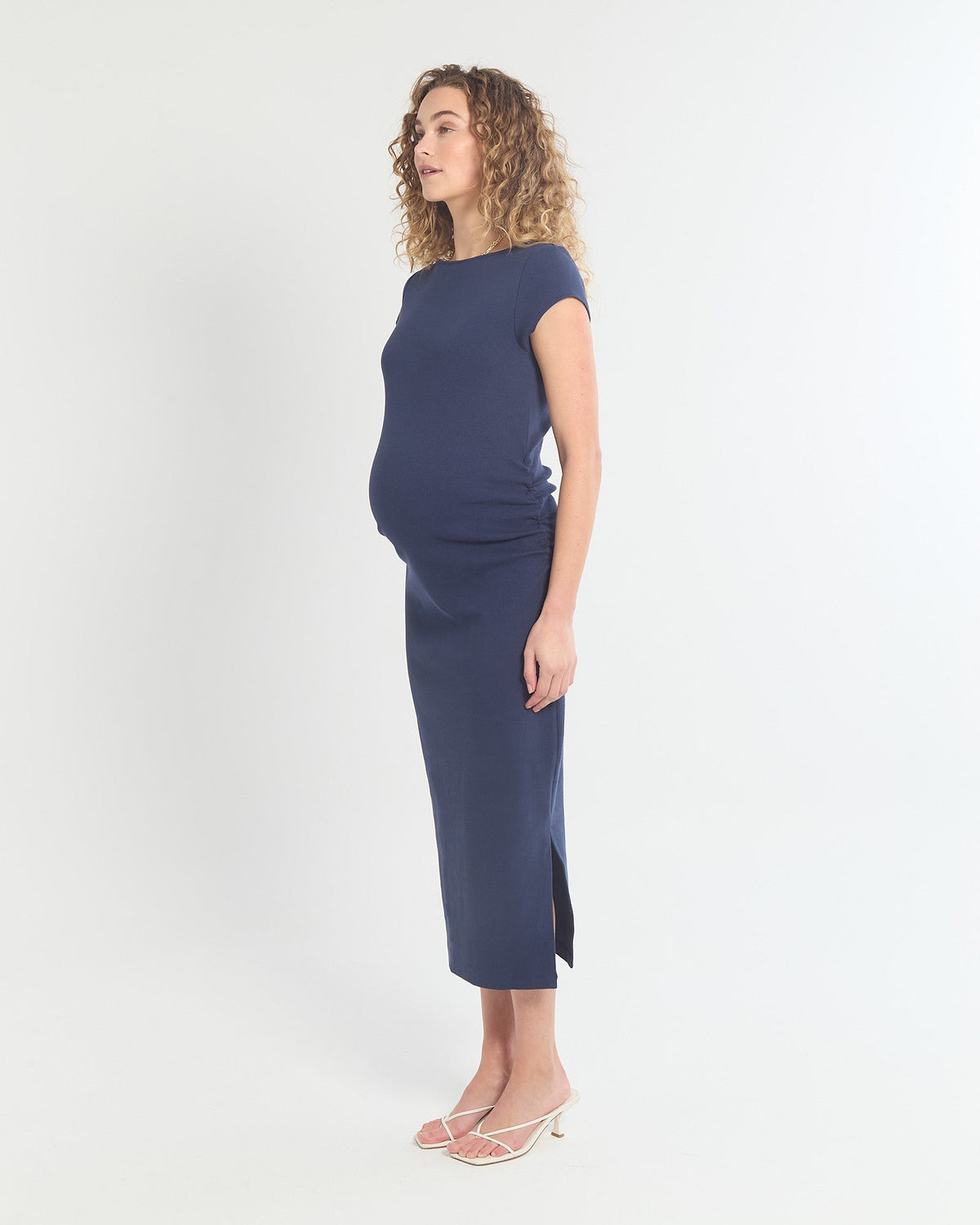Soon Maternity Leo Midi Dress