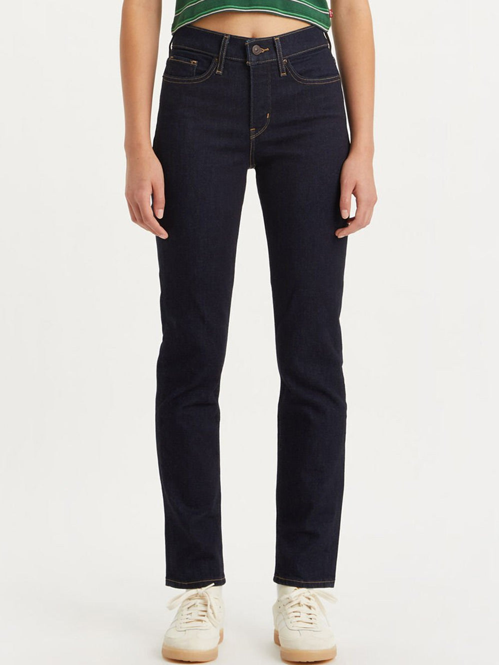 Image of Jeans. Product name - LEVI'S 312 SHAPING SLIM JEAN in Blue Wave Rinse colour by brand - Levis