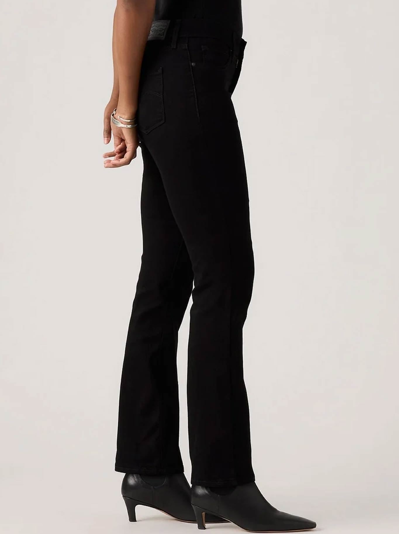 Levi'S 314 Shaping Straight Leg Jean (Soft Black)