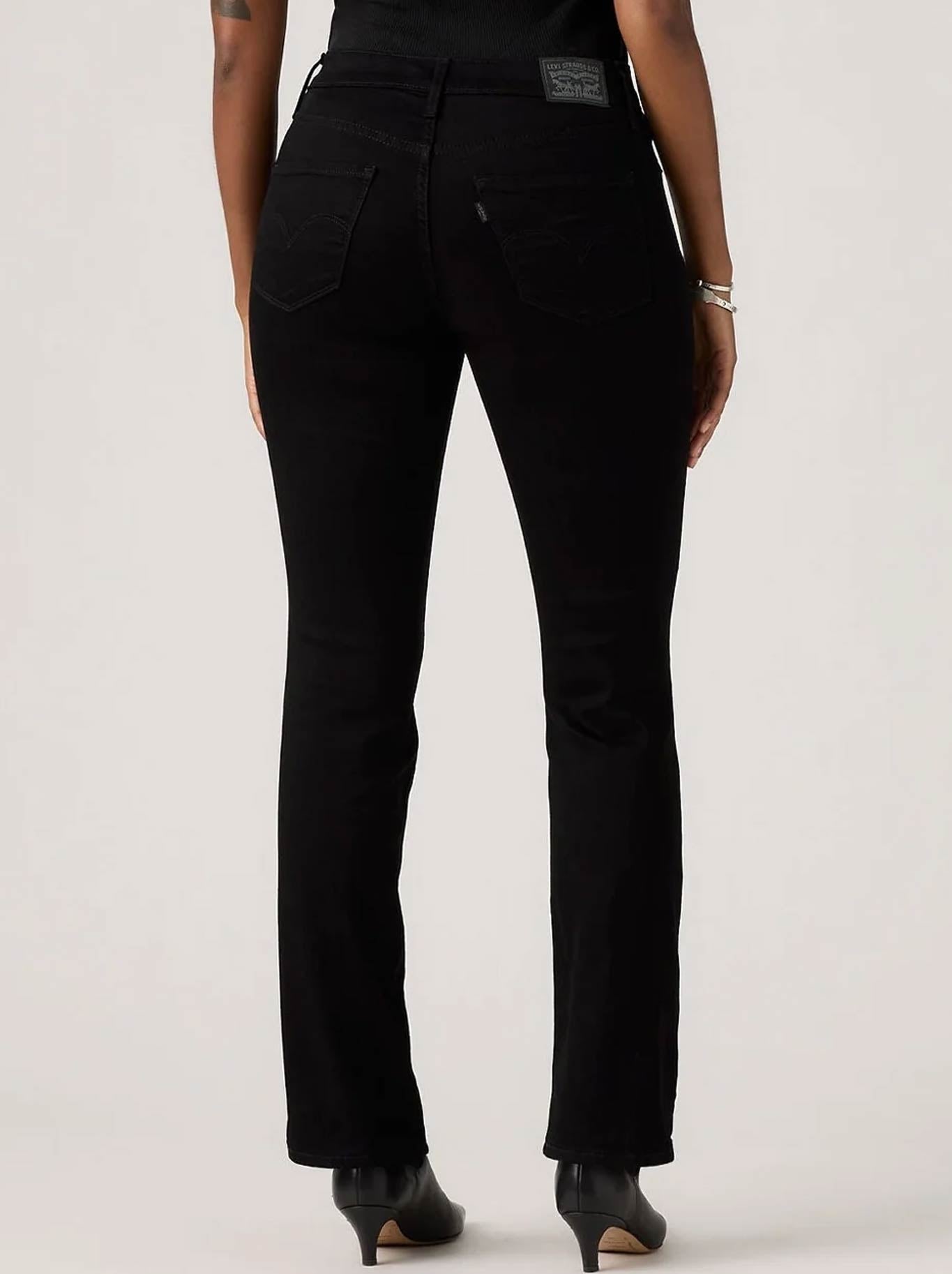 Levi'S 314 Shaping Straight Leg Jean (Soft Black)