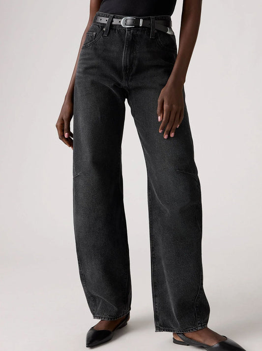 Image of Jeans. Product name - LEVI'S BAGGY DAD BARREL JEAN in Rebel Edge colour by brand - Levis