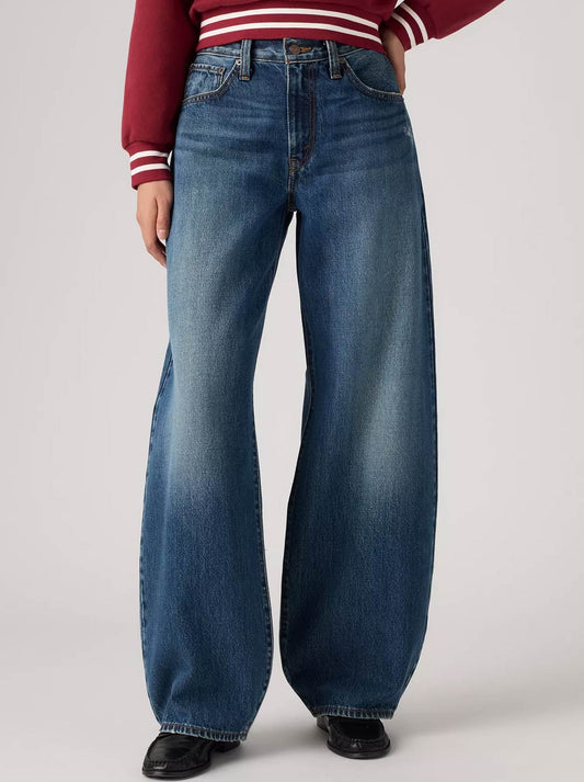 Image of Jeans. Product name - Levi'S Middy Balloon Jean in Fixed Down colour by brand - Levis