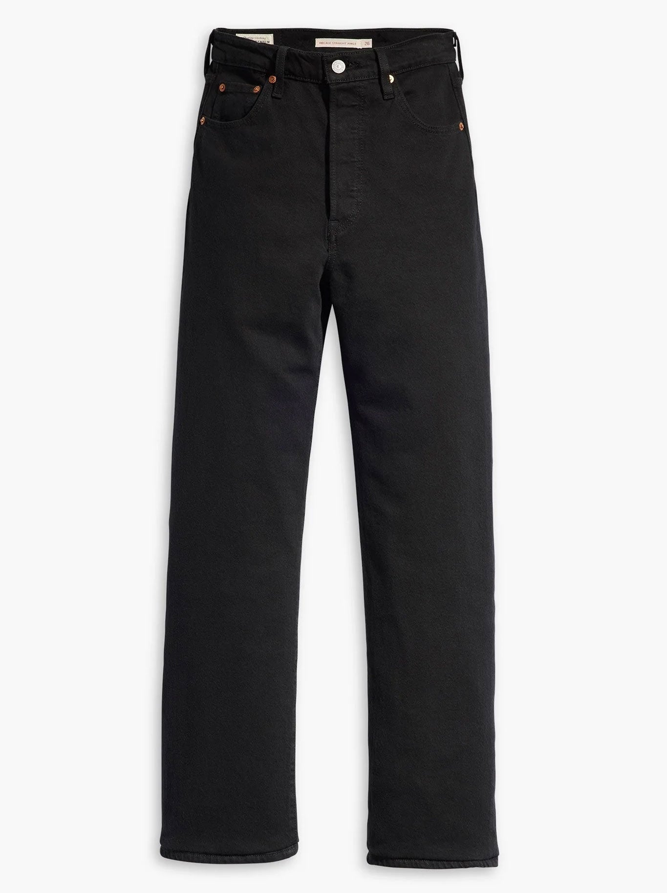 LEVI'S RIBCAGE STRAIGHT ANKLE JEAN (Black Sprout)