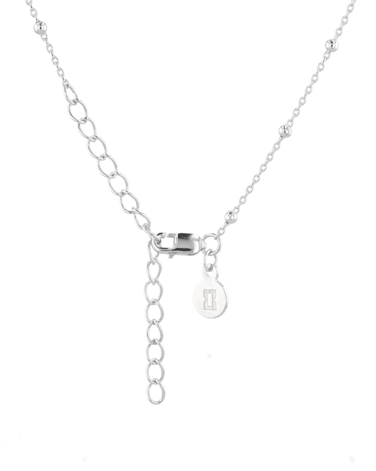 LAVANA Lille Silver Station Chain Necklace