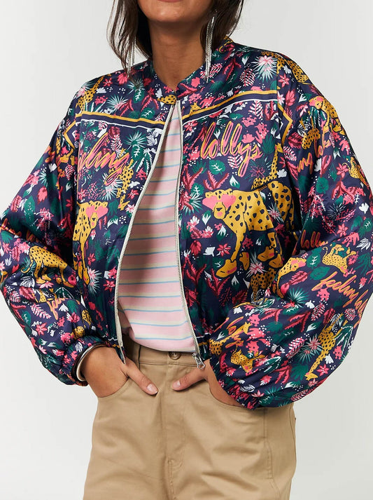 Image of Coats & Jackets. Product name - Lollys Laundry Lama Jacket in Multi colour by brand - Lollys Laundry