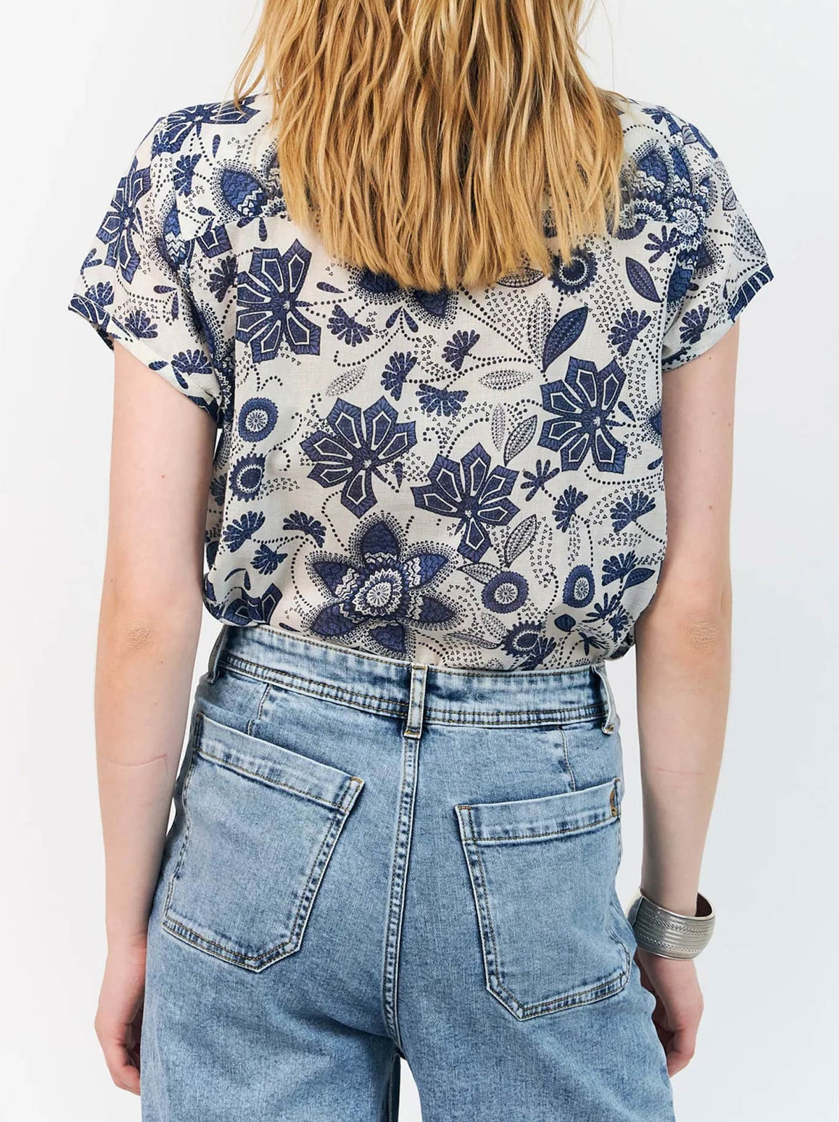 LOLLYS LAUNDRY HEATHER TOP (Blue)