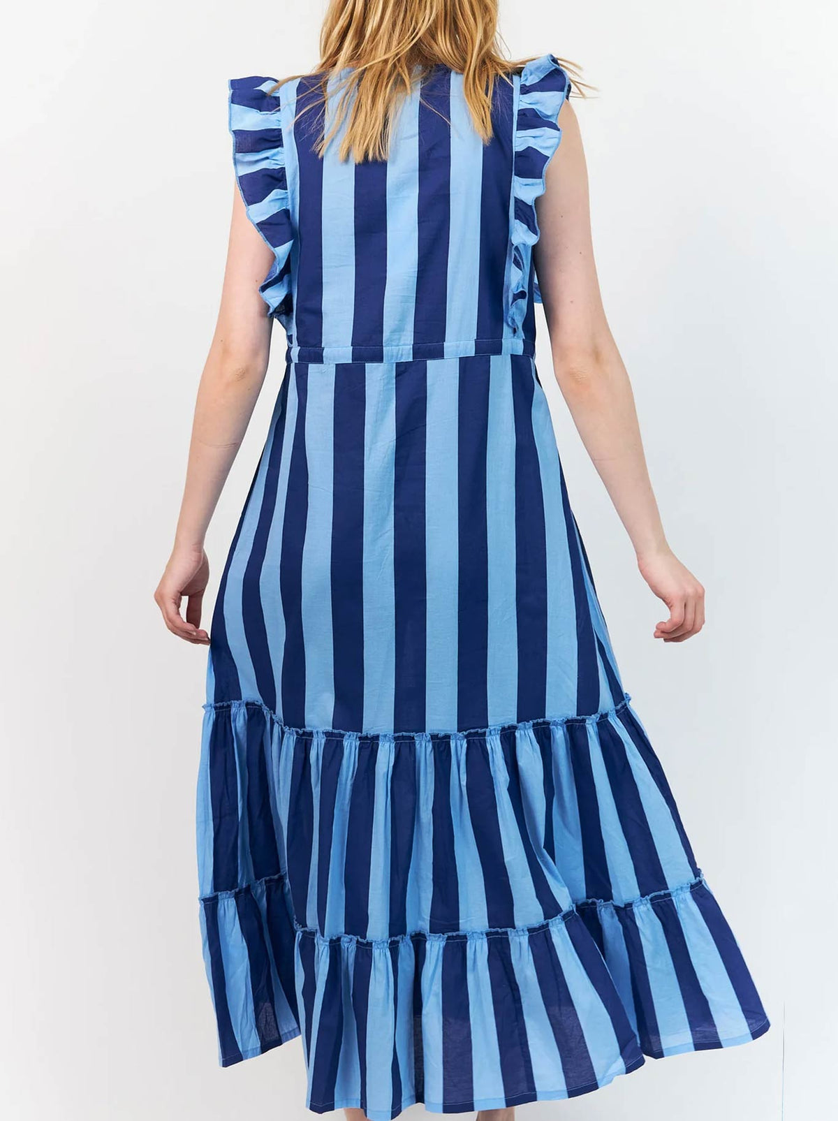 LOLLYS LAUNDRY SAMO MIDI DRESS (Blue)
