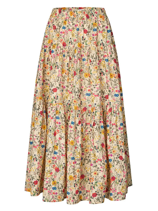LOLLYS LAUNDRY SUNSET MAXI SKIRT (Flower)