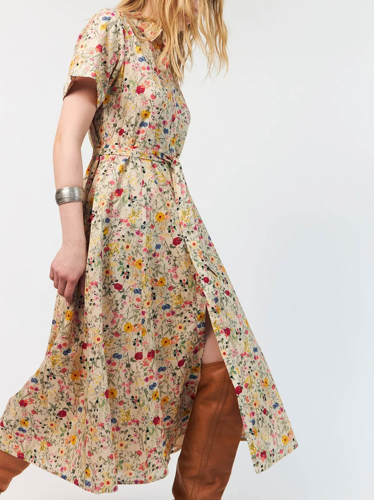 LOLLYS LAUNDRY BLAKE MIDI DRESS (Flower)