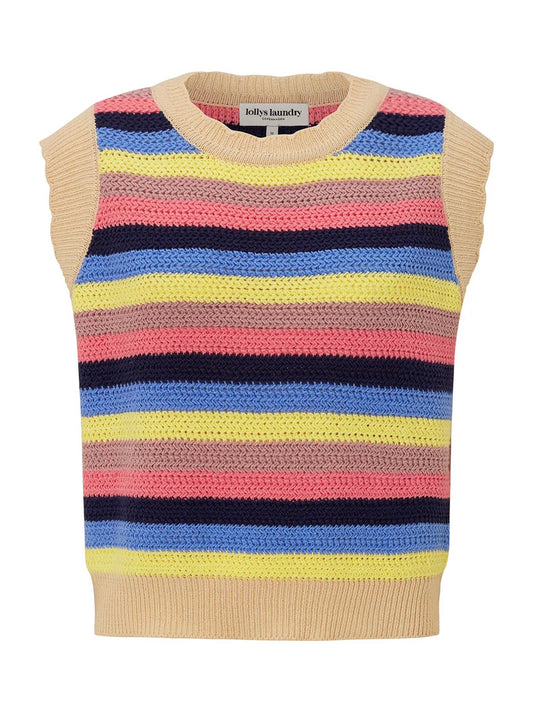 LOLLYS LAUNDRY CHICAGO KNIT VEST (Multi)