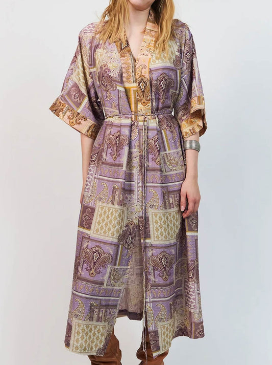 Image of Dresses. Product name - LOLLYS LAUNDRY JEMIMA MAXI DRESS in Multi colour by brand - Lollys Laundry