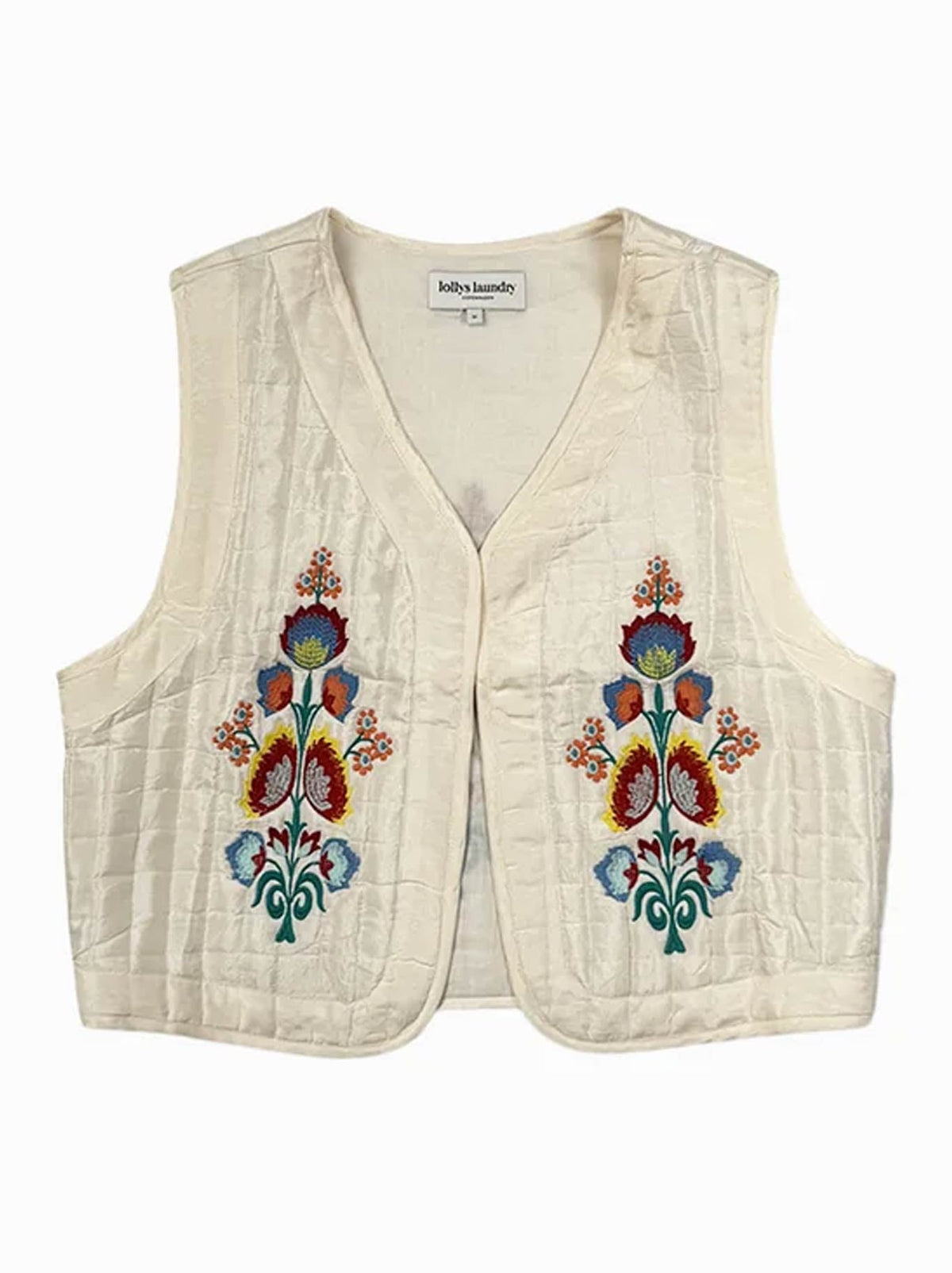 LOLLYS LAUNDRY MIST VEST (Creme)