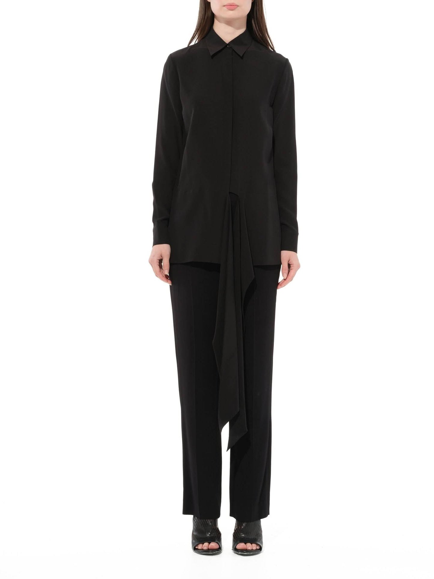 GIVENCHY Long Sleeve Blouse (Black)