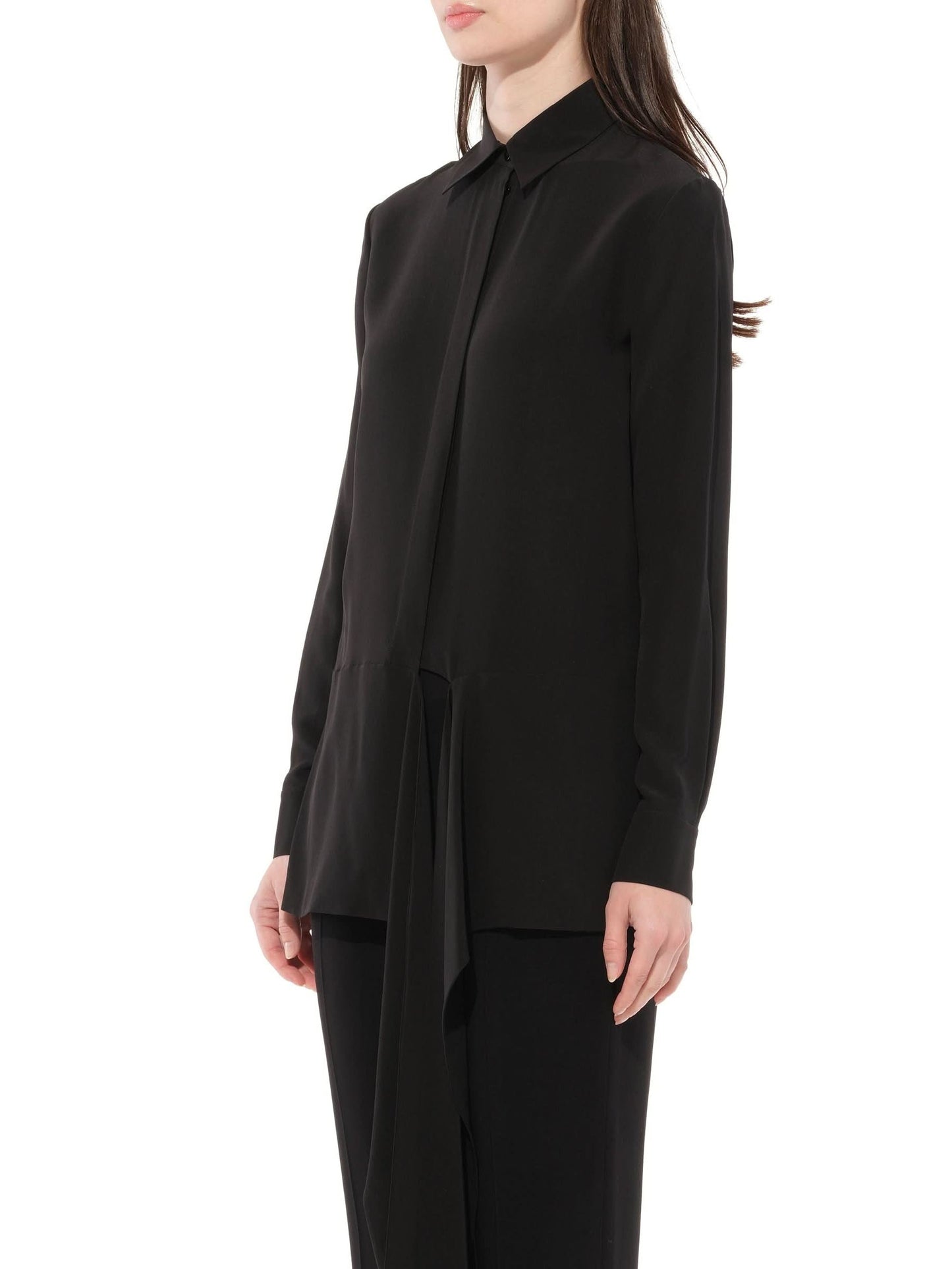 GIVENCHY Long Sleeve Blouse (Black)