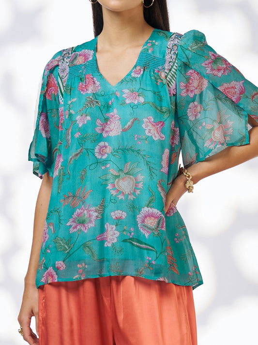Loobie'S Story Anaphora Blouse (Aqua)
