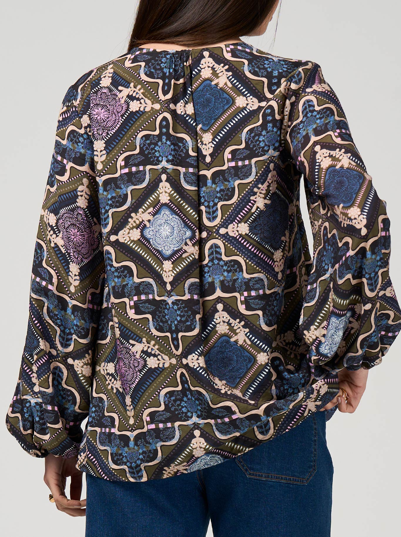 LOOBIE'S STORY REGALIA BLOUSE (Olive)