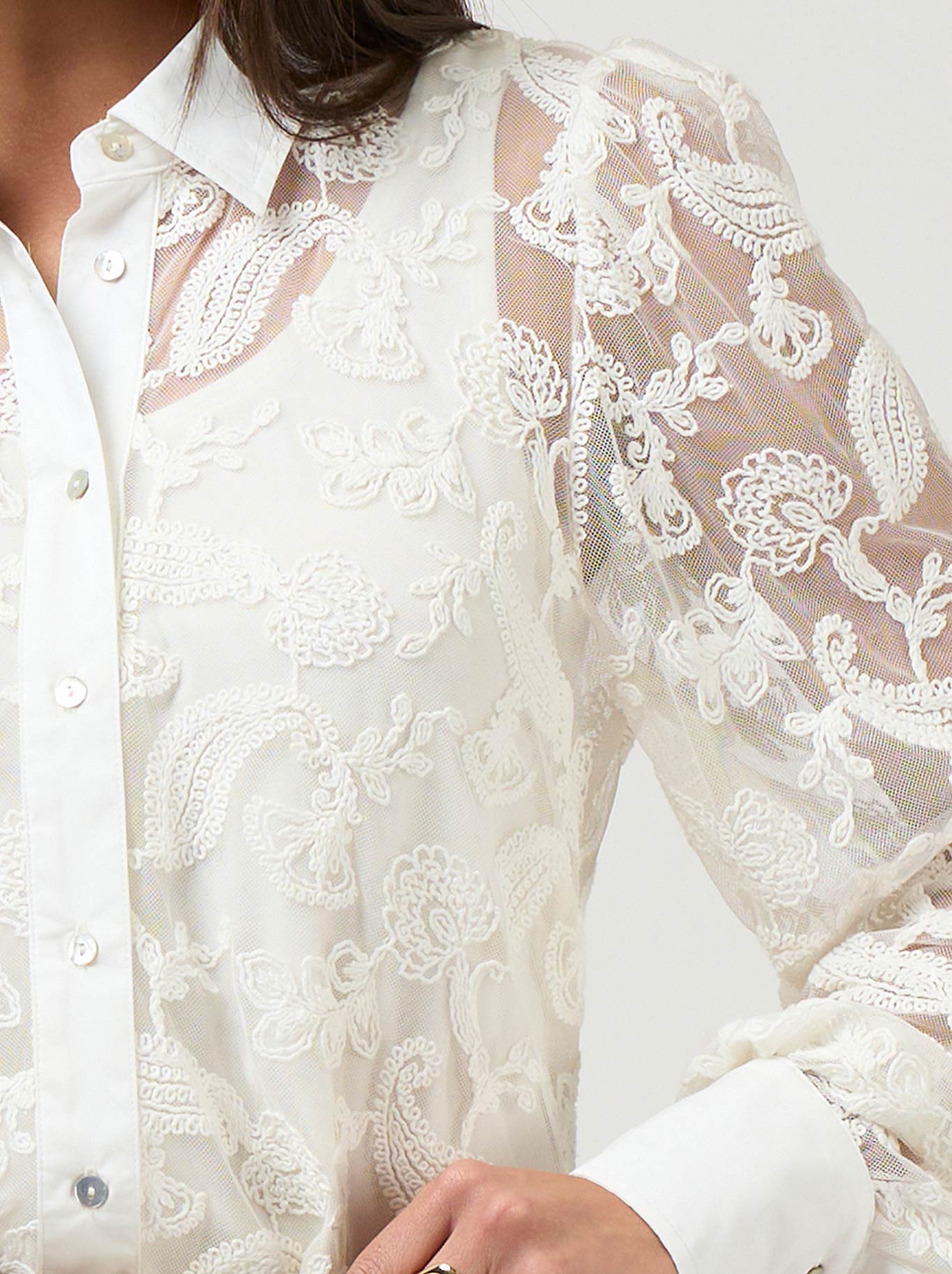 Loobie'S Story Filigree Shirt (Winter White)