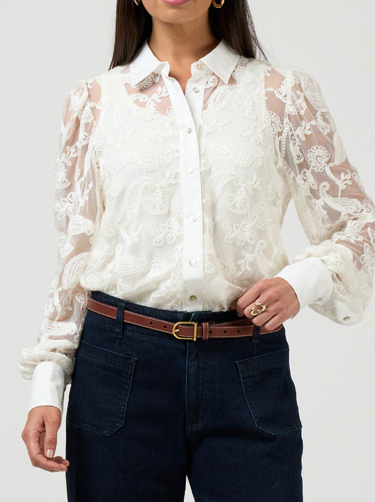 Loobie'S Story Filigree Shirt (Winter White)