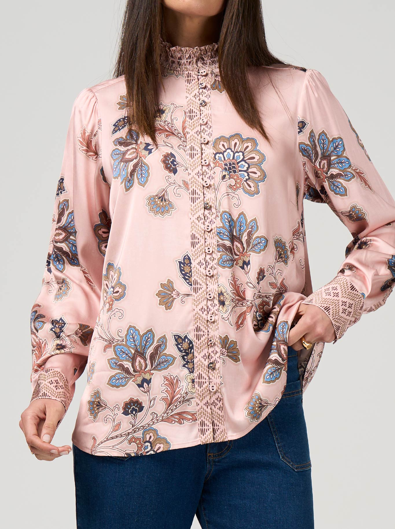 Image of Shirts. Productname: Loobie'S Story Versailles Shirt in Blush colour by brand - Loobies Story