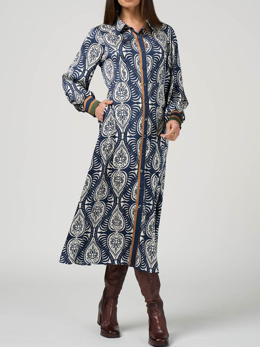 Loobie'S Story Opaline Shirt Dress (Indigo)