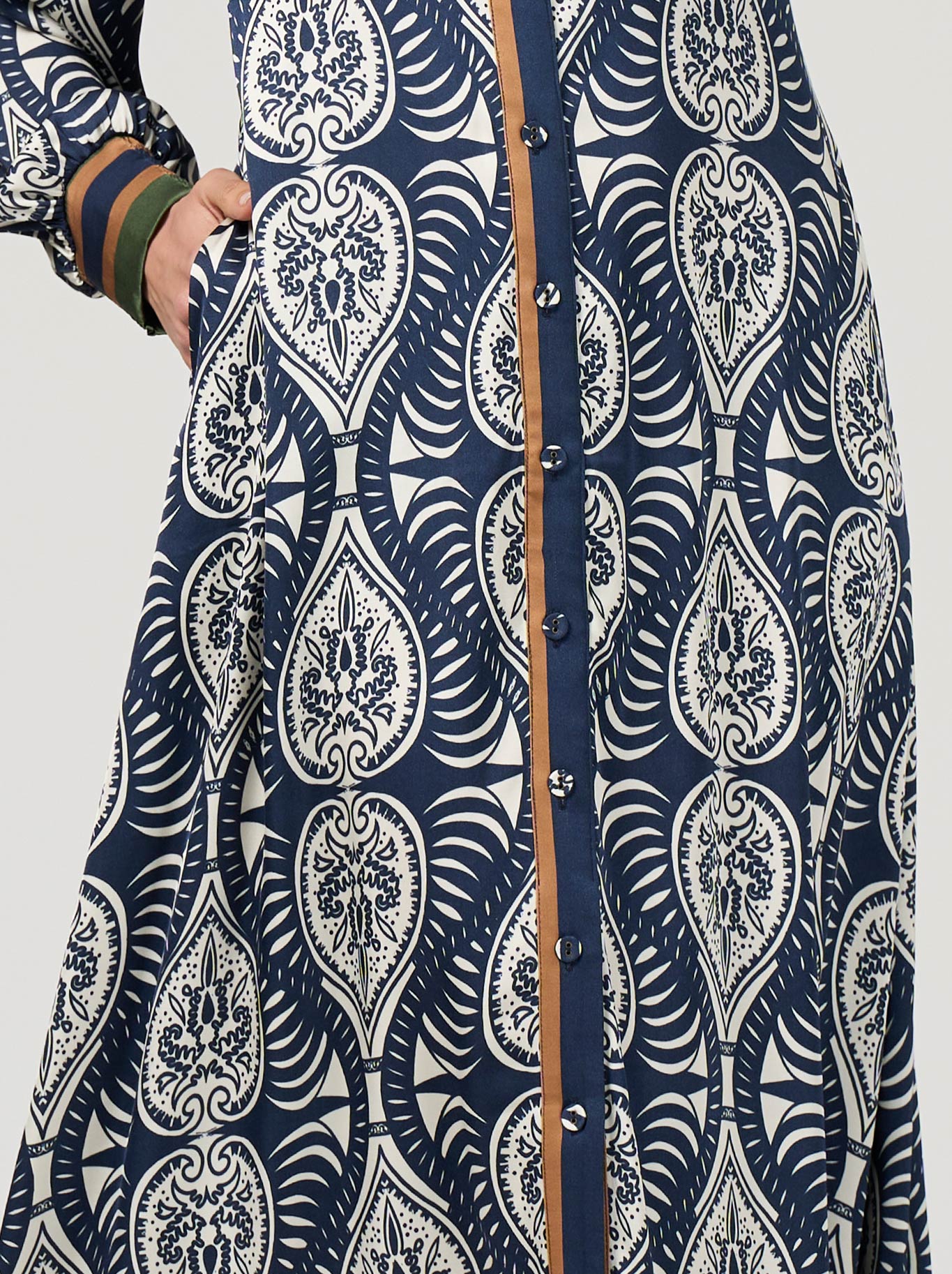 LOOBIE'S STORY OPALINE SHIRT DRESS (Indigo)