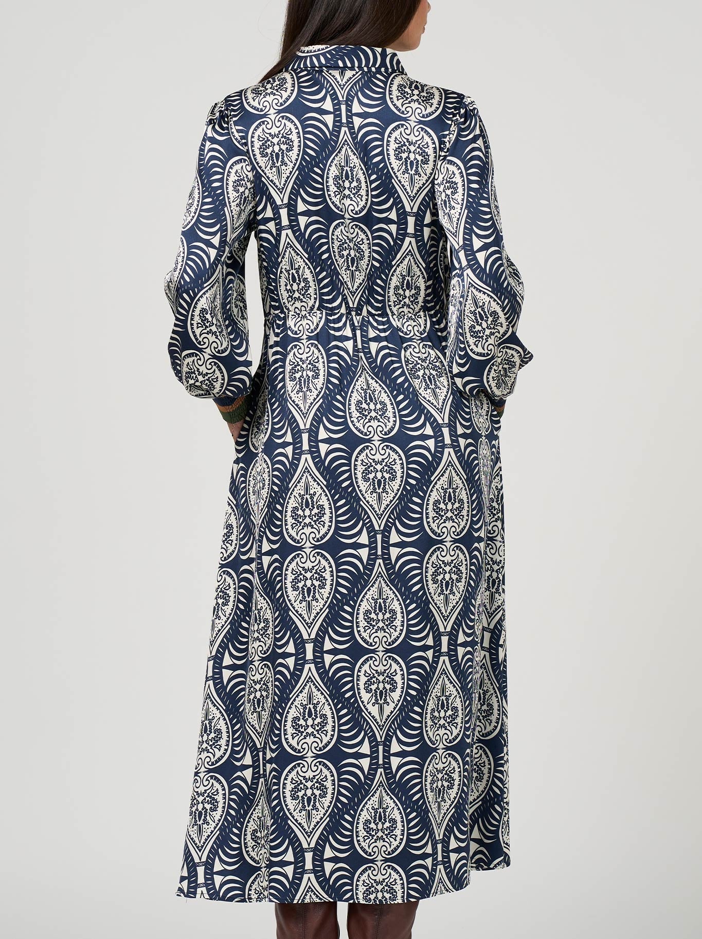LOOBIE'S STORY OPALINE SHIRT DRESS (Indigo)