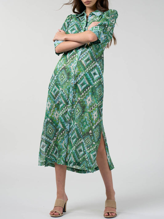 LOOBIE'S STORY SINHALA SHIRT DRESS (Jungle)