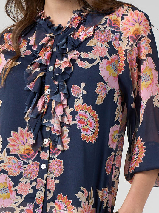LOOBIE'S STORY MIRISSA BLOUSE (Indigo)