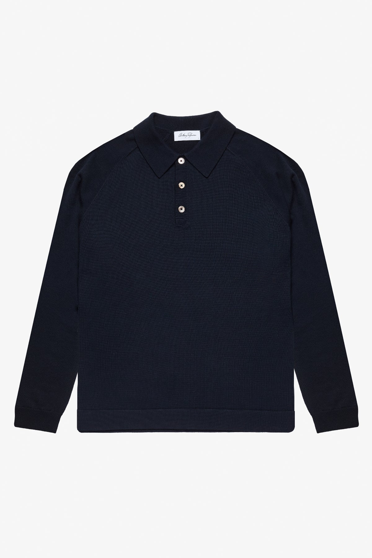 Anthony Squires Loom Raglan Knit (Navy)