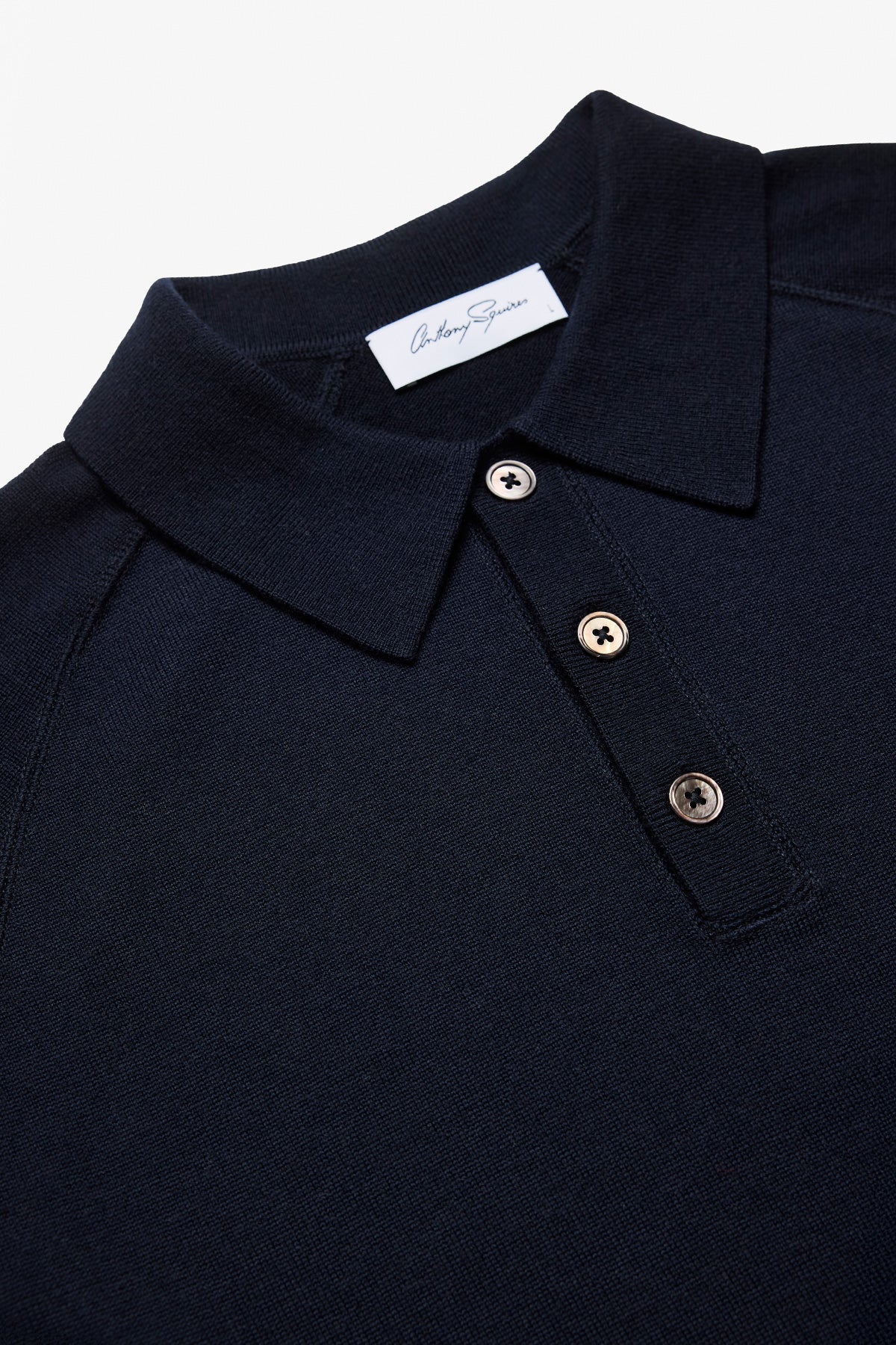 Anthony Squires Loom Raglan Knit (Navy)