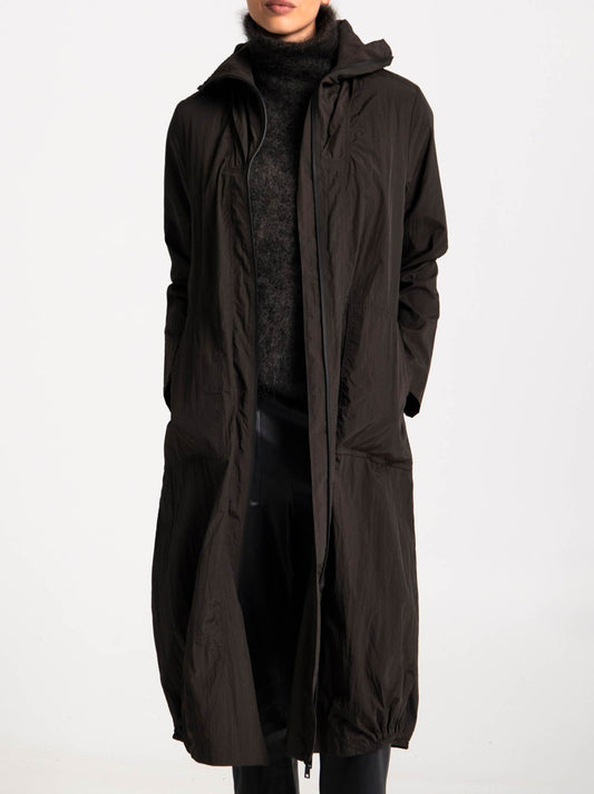 Image of Coats & Jackets. Productname: LOUNGE THE LABEL LEVAZZA COAT in Cocoa colour by brand - Lounge
