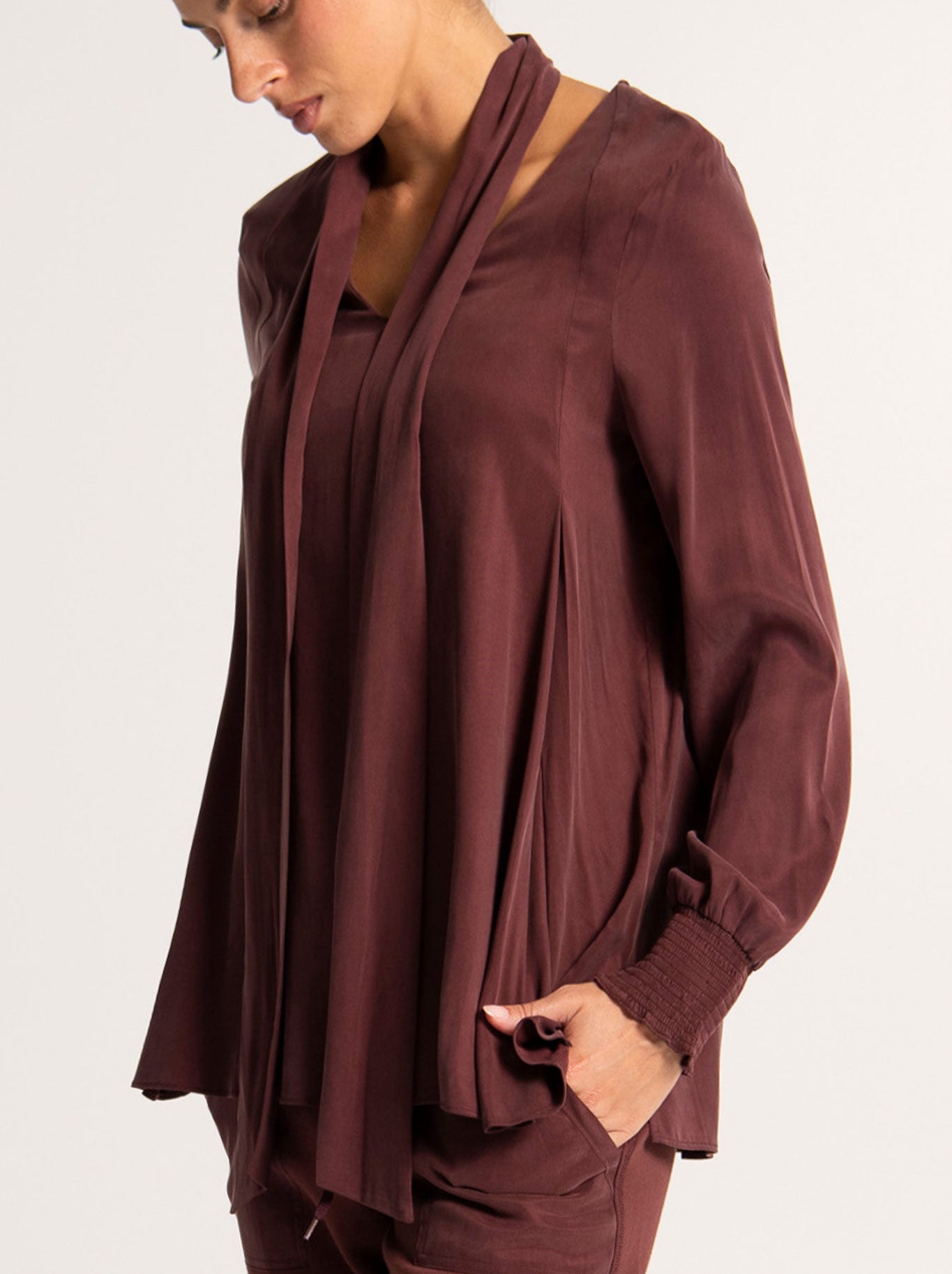 LOUNGE THE LABEL NEGANO TUNIC (Merlot)