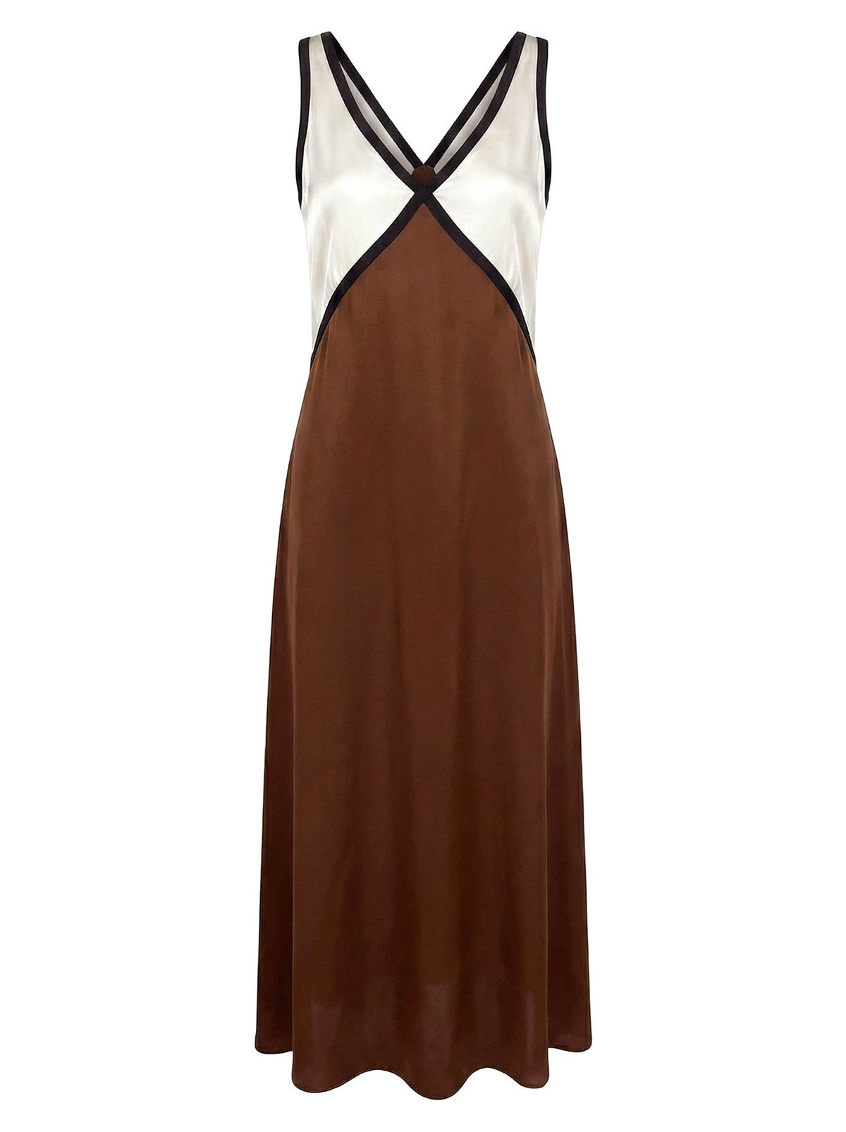 Image of Dresses. Product name - Lounge The Label Liku Dress in Rust Multi colour by brand - Lounge