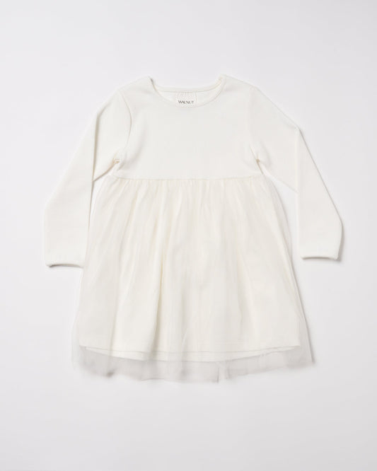 Image of Dresses. Product name - Fairy Dress in Ivory colour by brand - Walnut Melbourne
