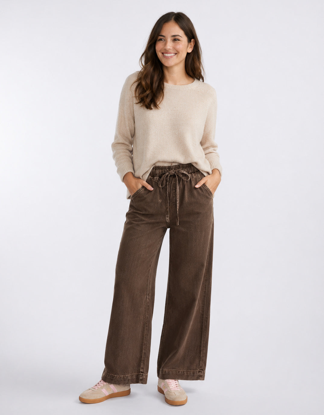 Country Lucia Tencel Denim Jean (Chocolate)