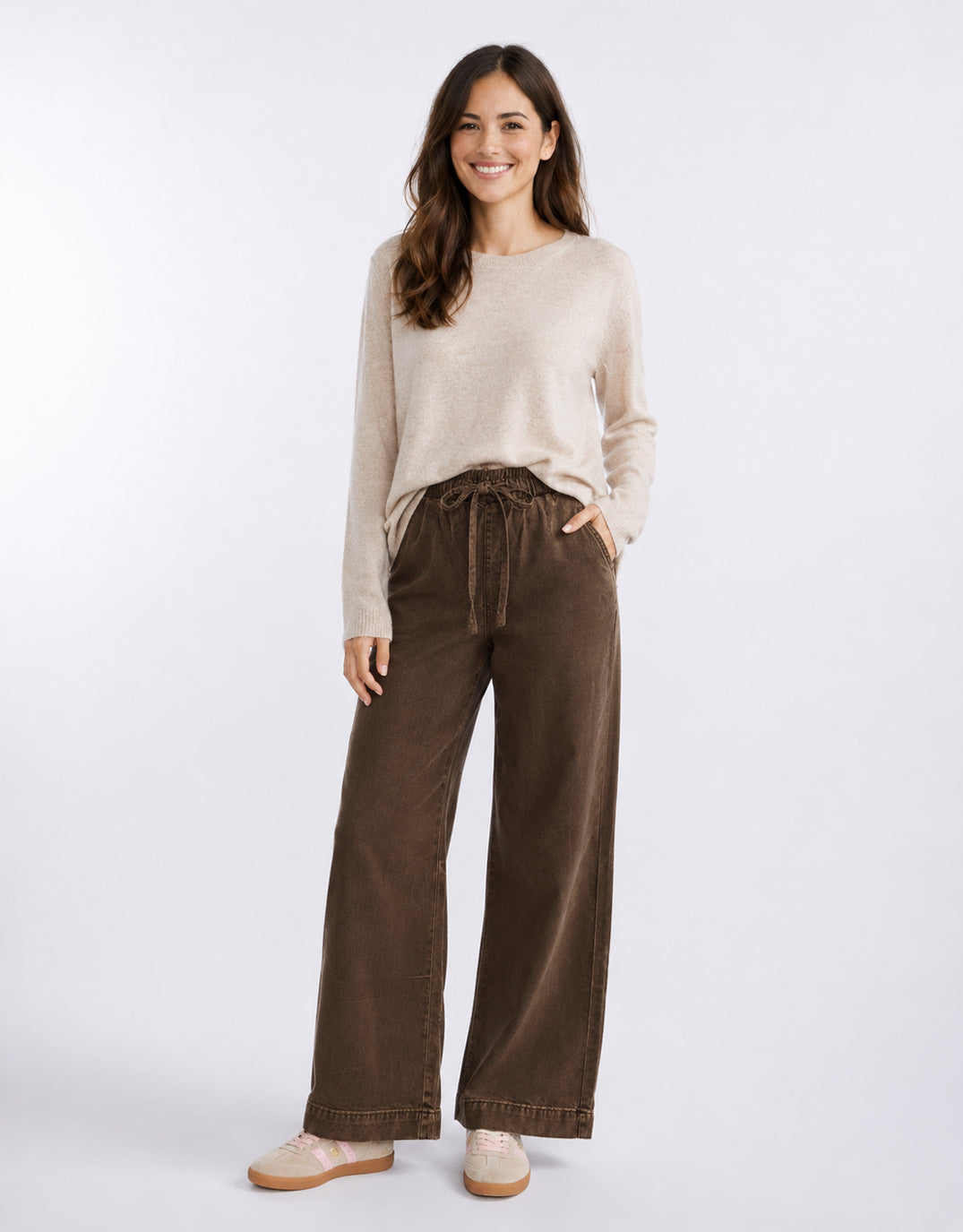 Country Lucia Tencel Denim Jean (Chocolate)