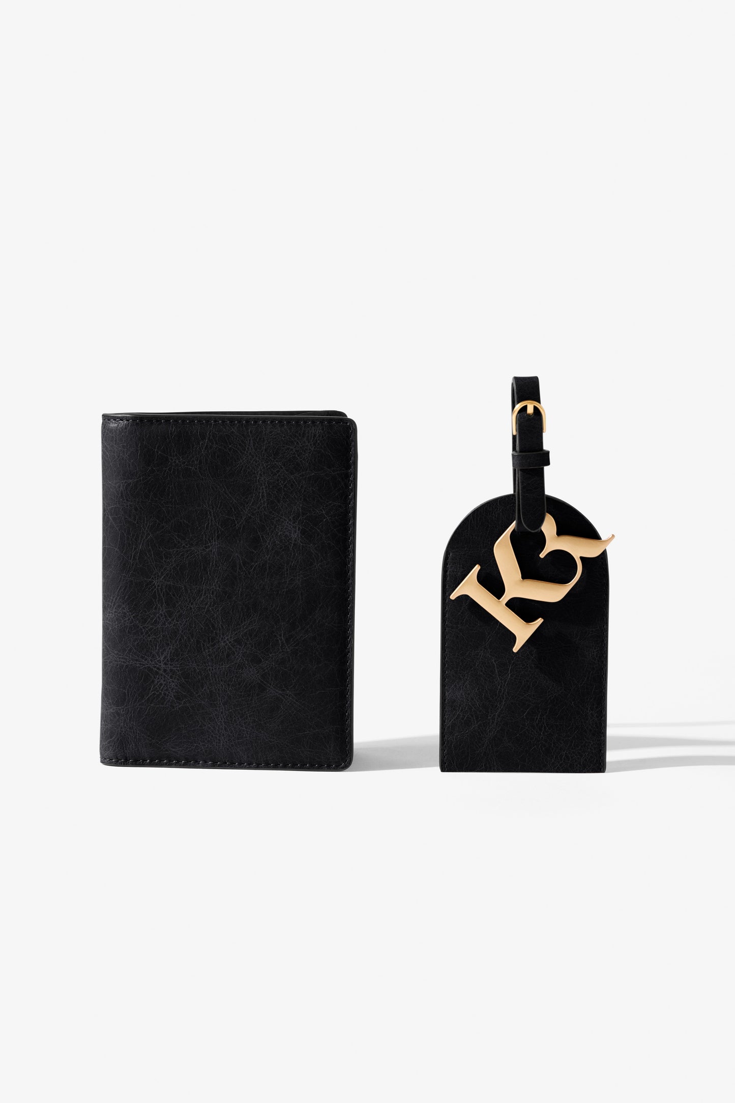KINNON BY ROMY LUGGAGE TAG & PASSPORT HOLDER DUO (Black)