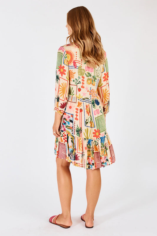 Lulalife Ellery Dress (Cream)