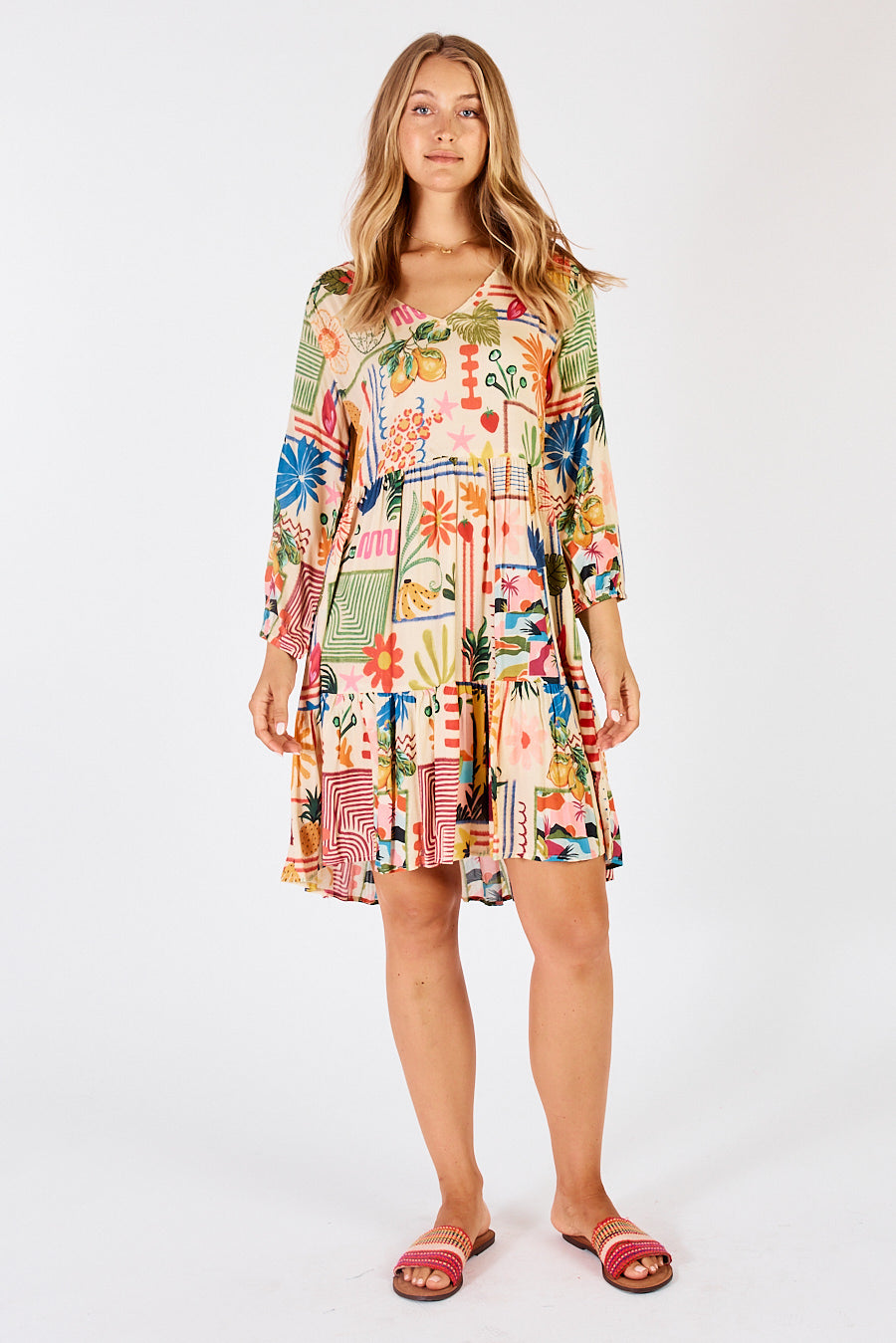 Lulalife Ellery Dress (Cream)