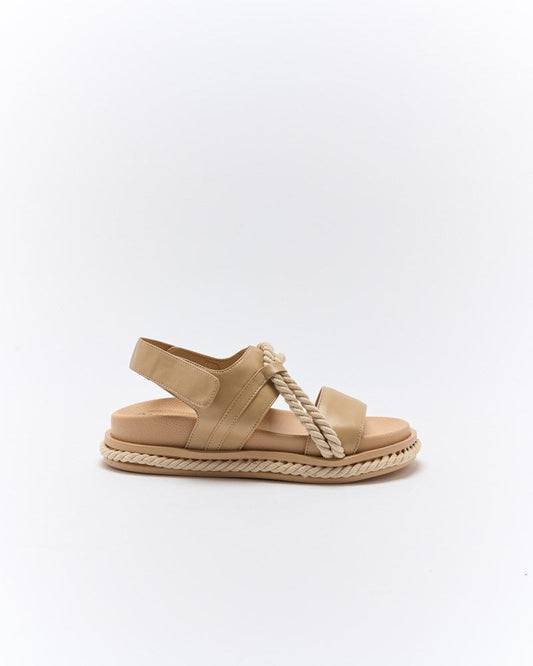 Image of Sandals. Productname: Walnut Melbourne Luna Sandal in Oat colour by brand - Walnut Melbourne