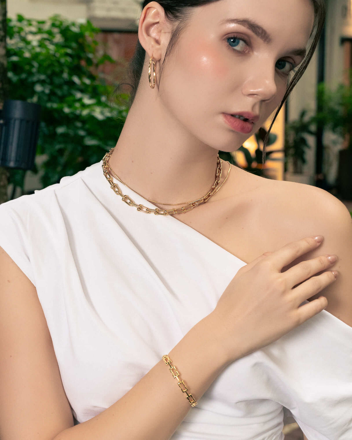 LAVANA Luxe Link Gold Chain Necklace