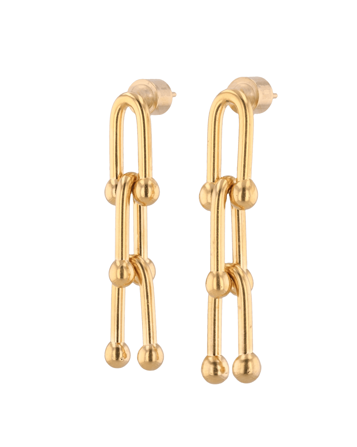 LAVANA Luxe Link Gold Earrings