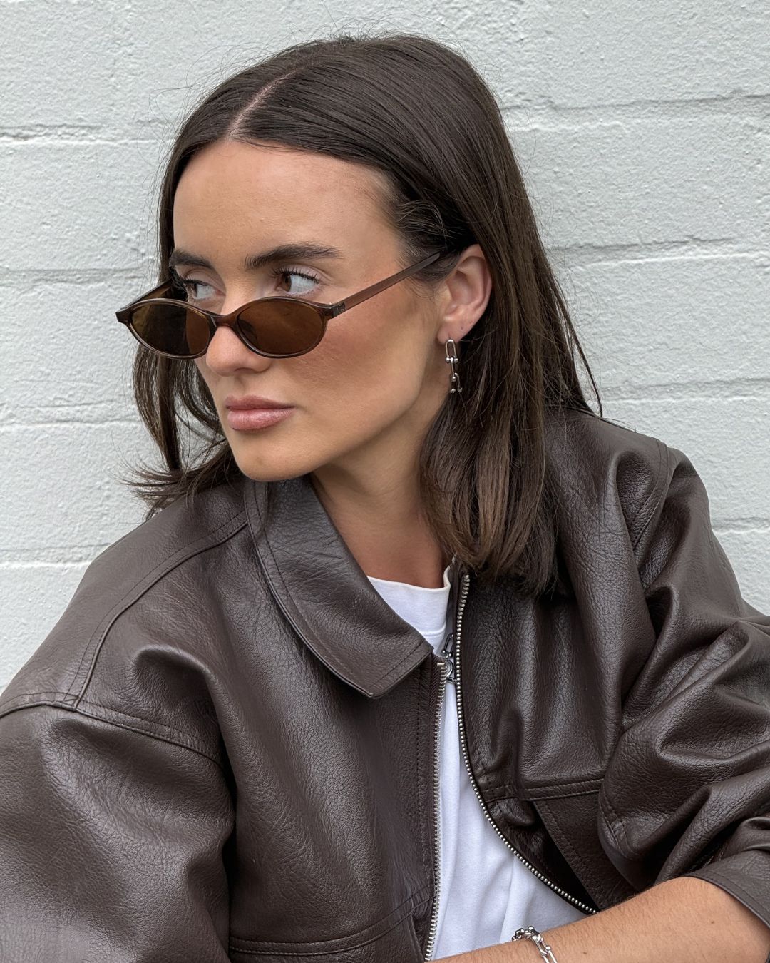 LAVANA Luxe Link Silver Earrings