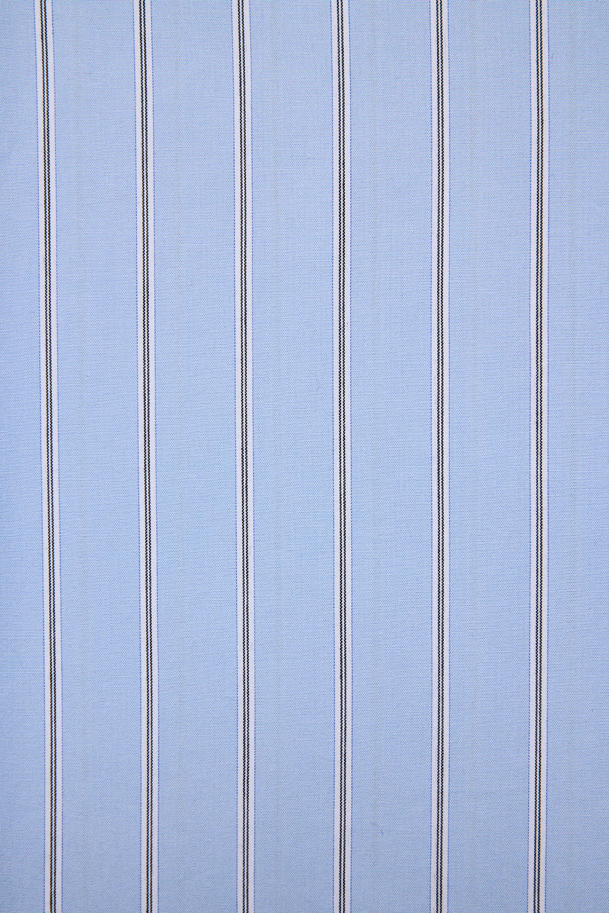 Anthony Squires Ly stripe poplin S/S shirt (Blue)