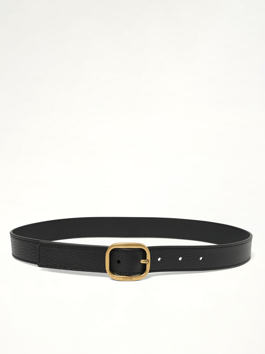 Image of Belts. Product name - Rounded Soft 3cm Belt in Black colour by brand - LOEWE