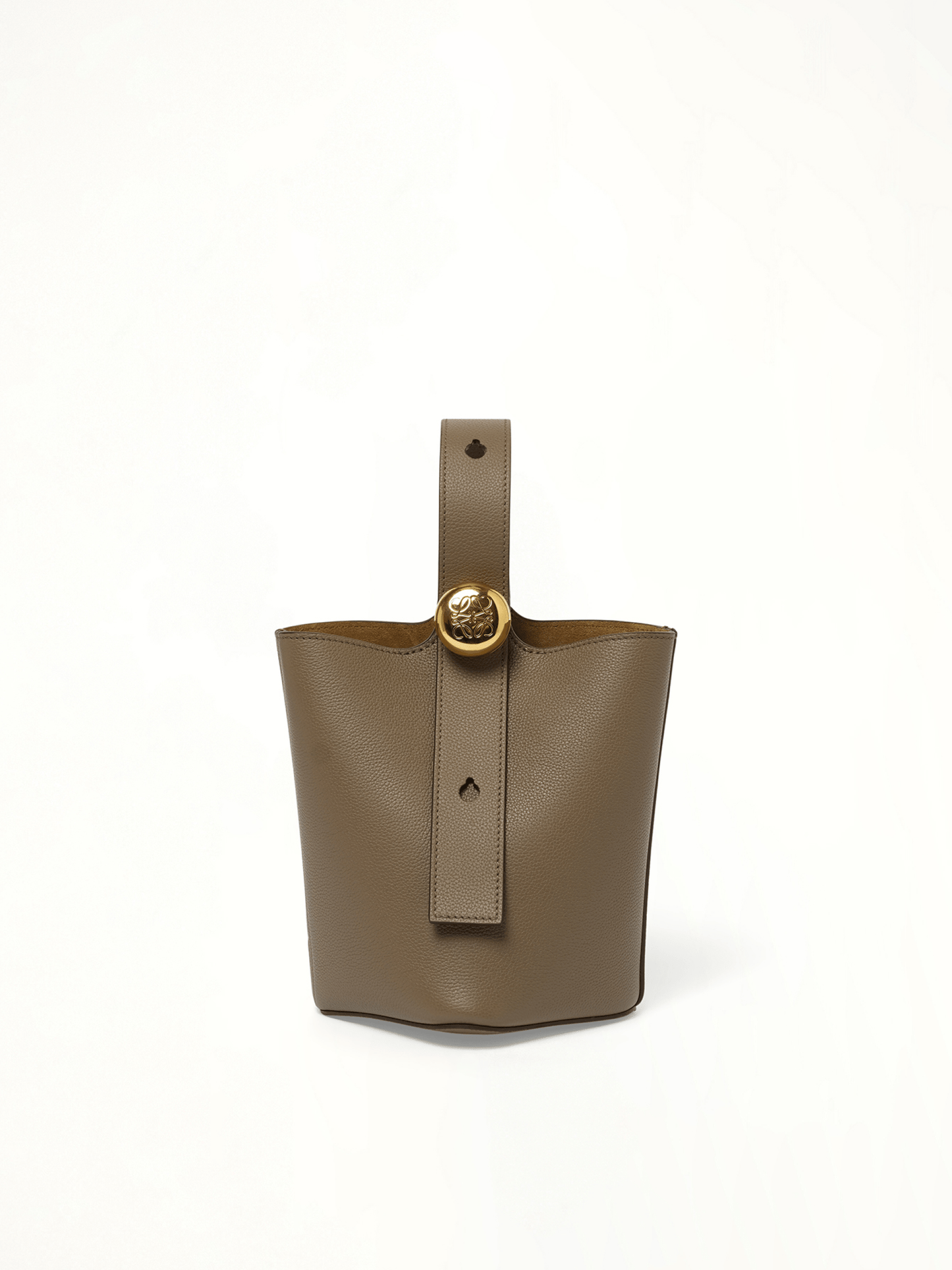 LOEWE Pebble Bucket Mini (Taupe)