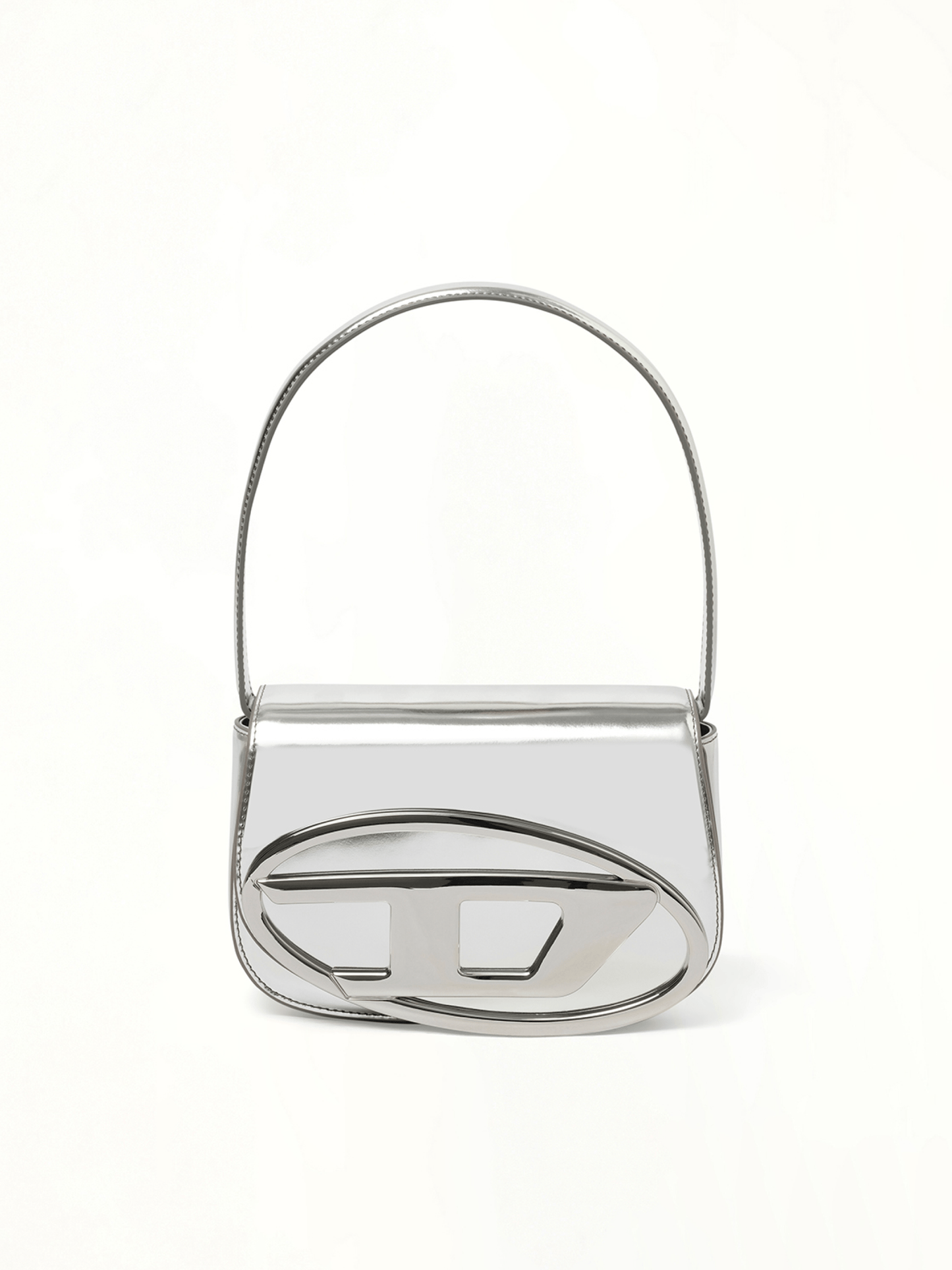 Image of Bags. Productname: DIESEL 1DR Shoulder Bag in Silver colour by brand - DIESEL