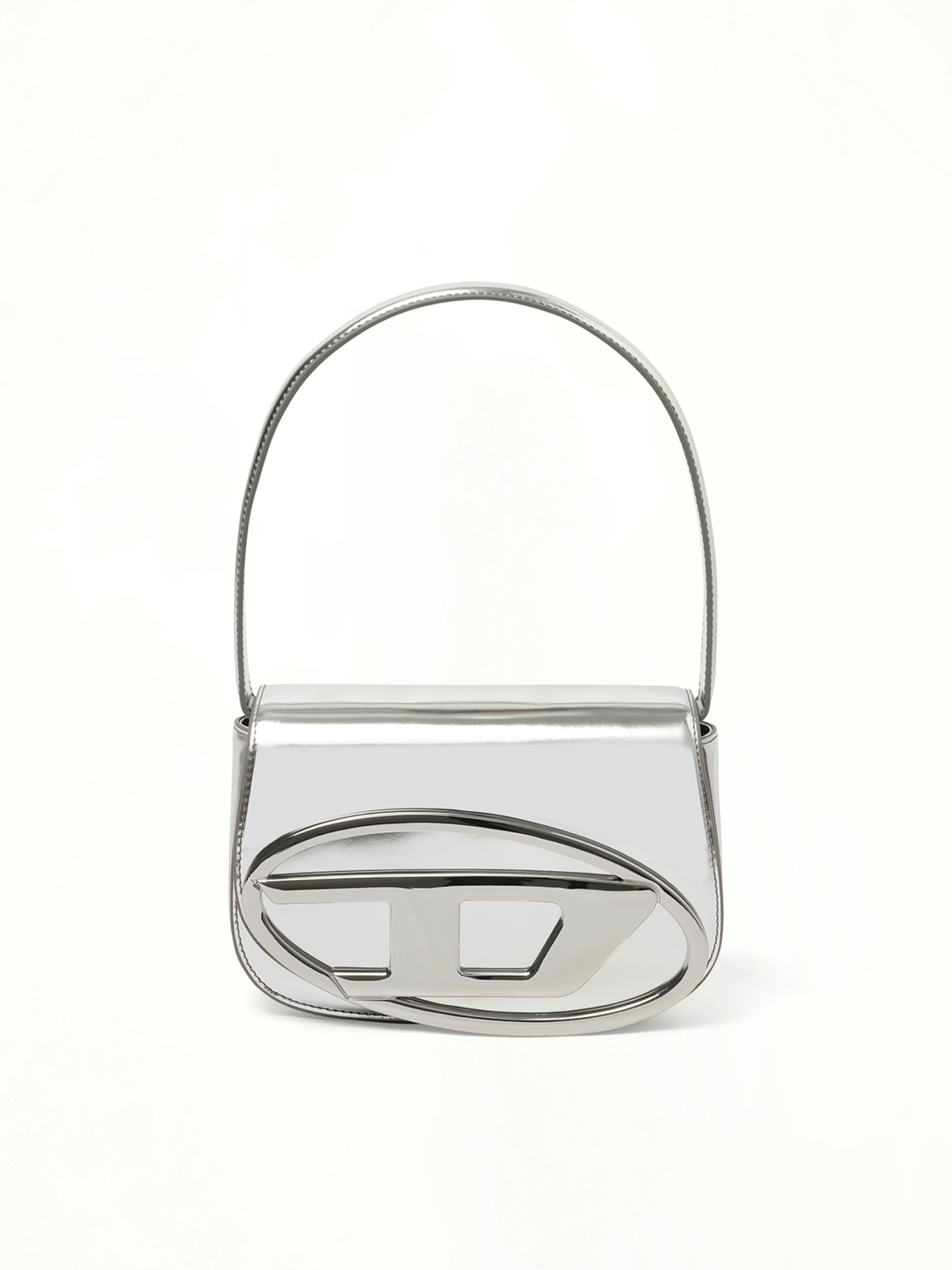Image of Bags. Productname: DIESEL 1DR Shoulder Bag in Silver colour by brand - DIESEL