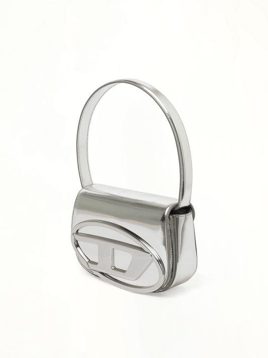DIESEL 1DR Shoulder Bag (Silver)
