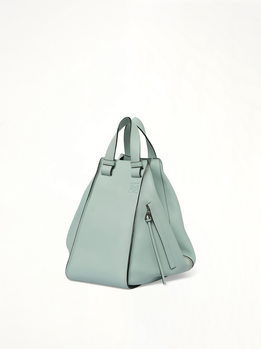 LOEWE Medium Hammock Bag (Classic Calfskin in Aqua)